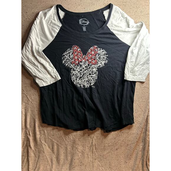 Plus Size Disney Minnie Mouse Jersey Shirt 5X Disney Adult - Picture 1 of 4